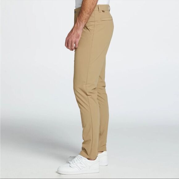 NWT VRST Slim Fit Pants Khaki Athleisure Pants - Picture 2 of 11